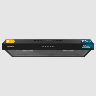 Απορροφητήρας 60 cm Μαύρο Bolero Flux CM 602200 Black B Cecotec CEC-02857