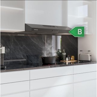 Απορροφητήρας 60 cm Μαύρο Bolero Flux CM 602200 Black B Cecotec CEC-02857