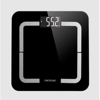 Ηλεκτρονική Ζυγαριά Μπάνιου Μαύρο Surface Precision Smart Healthy Cecotec CEC-04742