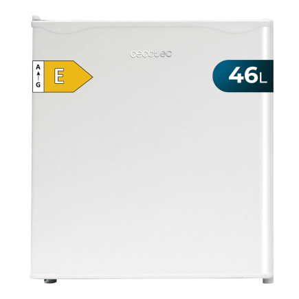 CECOTEC  Μίνι Ψυγείο GrandCooler 20000 SilentCompress Λευκό, 46 Λίτρα, Εσωτερική Κατάψυξη, 48,7x48 εκ., Αναστρέψιμη Πόρτα, Ενεργ