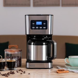 CECOTEC  Καφετιέρα Φίλτρου Coffee 66 Drop & Thermo Time, Ανοξείδωτη, Χωρητικότητα έως 10 Φλιτζάνια  CEC-00274