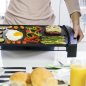 CECOTEC Ηλεκτρική Πλάκα Ψησίματος Black&Water 2150 με Αντικολλητική Επίστρωση, Δίσκο Συλλογής Λίπους, Ρυθμιζόμενη Θερμοκρασία, Κ