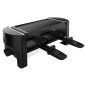 CECOTEC Μηχανή Raclette Cheese&Grill 3200 για 2 Άτομα με Grill 320W, Ανοξείδωτη Κατασκευή και Αντικολλητική Πλάκα Ψησίματος CEC-