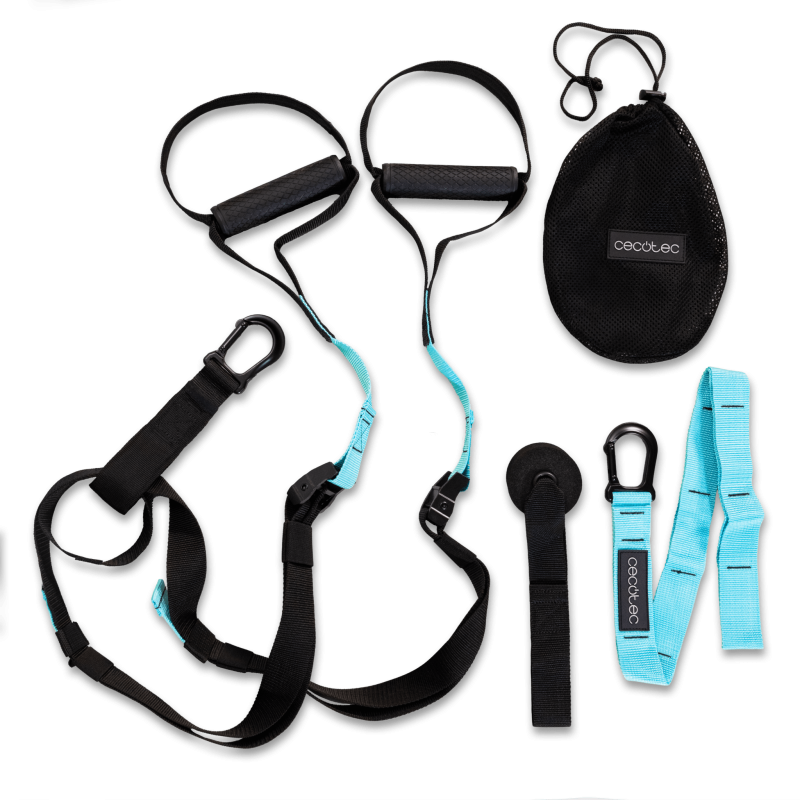 CECOTEC Σύστημα Ανάρτησης DrumFit TST για Λειτουργική Προπόνηση με το Βάρος του Σώματος - Συμπαγής Σχεδιασμός με Τσάντα Μεταφορά