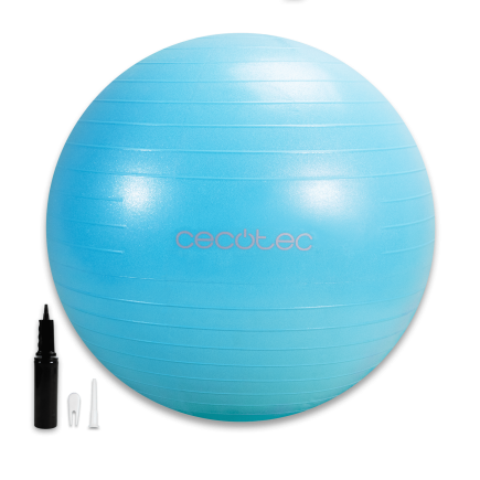 CECOTEC  Μπάλα Γυμναστικής DrumFit 65cm με Αντλία - Ιδανική για Ασκήσεις Τόνωσης & Ενδυνάμωσης Σώματος  CEC-07131