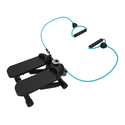 CECOTEC  Stepper Drumfit StepTrain 1000 με Ελαστικές Ταινίες Αντίστασης, Οθόνη LCD, Αντιολισθητικά Πεντάλ, Χειροκίνητη Αντίσταση
