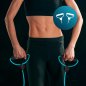 CECOTEC Stepper Drumfit StepTrain 1000 με Ελαστικές Ταινίες Αντίστασης, Οθόνη LCD, Αντιολισθητικά Πεντάλ, Χειροκίνητη Αντίσταση,