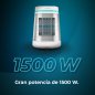 CECOTEC Κεραμικό Θερμαντικό ReadyWarm 1550 Max με 1500 W, Περιστροφή, Ψηφιακή Οθόνη, Ρυθμιζόμενο Θερμοστάτη & 3 Λειτουργίες - Λε