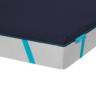 Ανώστρωμα Flow TopSerenity 100% Viscoelástica 5cm με 4 Ελαστικούς Ιμάντες και Αφαιρούμενο Κάλυμμα 190 x 90 x 5 cm CEC-07373 CECO