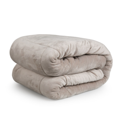 Πολυτελής Κουβέρτα Διπλής Όψης Sherpa 200 x 200 cm Taupe 8720604888287 SleepMed