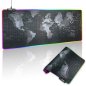 BAKAJI Gaming MousePad με 14 LED RGB Εφέ Φωτισμού 90 x 40 cm 02838281