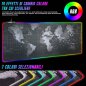 BAKAJI Gaming MousePad με 14 LED RGB Εφέ Φωτισμού 90 x 40 cm 02838281