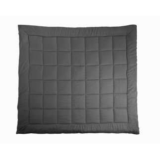 Διπλό Πάπλωμα 200 x 200 cm Ριγέ - Ανθρακί 8720604888645 SleepMed