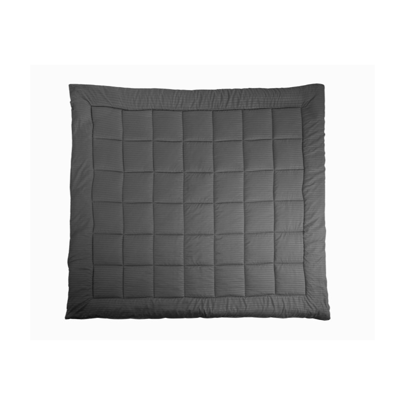 Διπλό Πάπλωμα 200 x 200 cm Ριγέ - Ανθρακί 8720604888645 SleepMed
