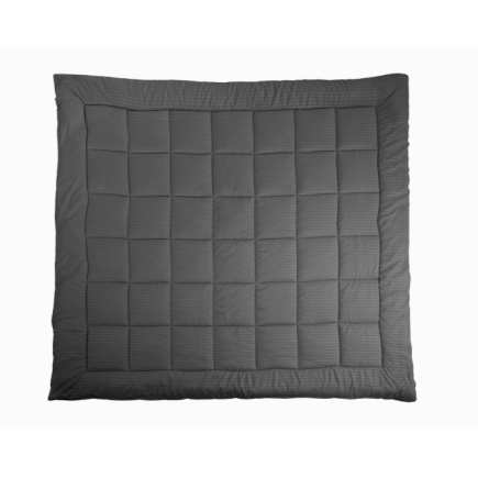 Διπλό Πάπλωμα 200 x 200 cm Ριγέ - Ανθρακί 8720604888645 SleepMed