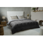 Διπλό Πάπλωμα 200 x 200 cm Ριγέ - Ανθρακί 8720604888645 SleepMed