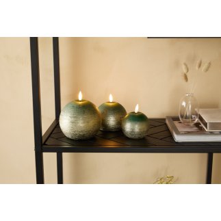 Σετ LED κεριών 3 τεμαχίων Πράσινο 8720604887938 Lifa-Living