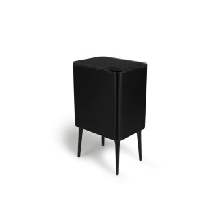 Κάδος Απορριμμάτων Push Bin 36L 48 x 38 x 54,5 cm - Ματ Μαύρο 8720604888041 Umuzi Cleaning