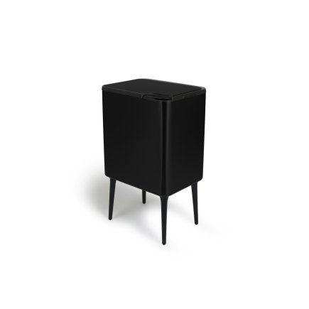 Κάδος Απορριμμάτων Push Bin 36L 48 x 38 x 54,5 cm - Ματ Μαύρο 8720604888041 Umuzi Cleaning