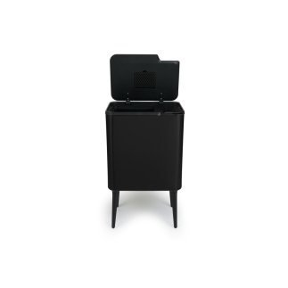 Κάδος Απορριμμάτων Push Bin 36L 48 x 38 x 54,5 cm - Ματ Μαύρο 8720604888041  Umuzi Cleaning