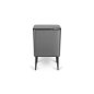 Κάδος Απορριμμάτων Push Bin 36L 48 x 38 x 54,5 cm - Μεταλλικό Γκρι 8720604888034 Umuzi Cleaning