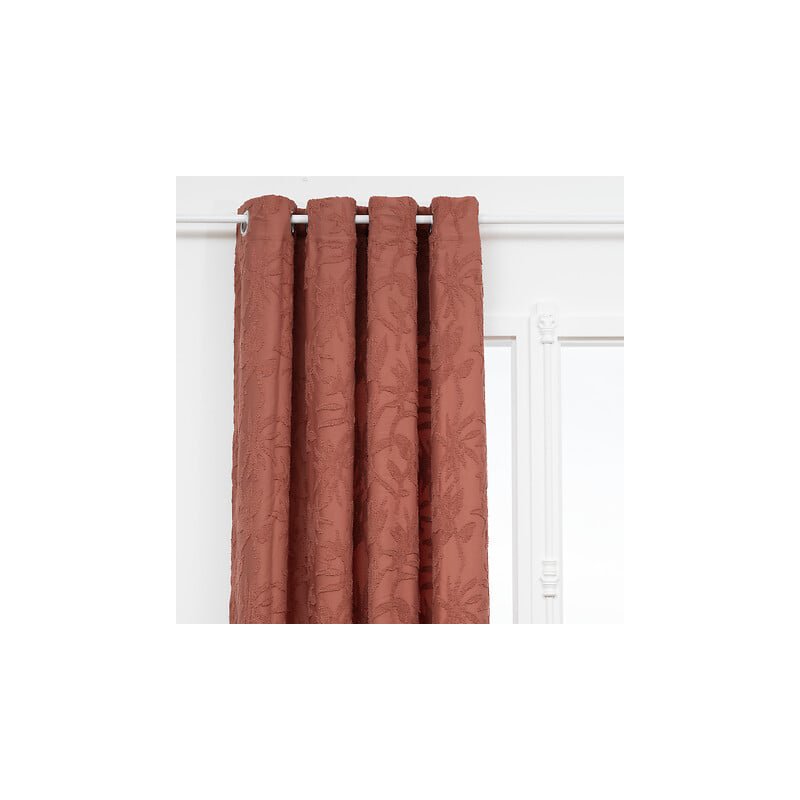 Κουρτίνα Jacquard WILLOW 135 x 260 cm - Terracotta 209090B Atmosphera