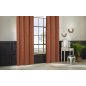 Κουρτίνα Jacquard WILLOW 135 x 260 cm - Terracotta 209090B Atmosphera