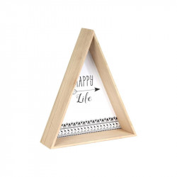 Σετ Ξύλινα Τρίγωνα Διακοσμητικά 44 x 38 x 11 cm 2 τμχ Home Deco Factory HD4556