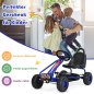 Costway Παιδικό Ποδήλατο Go Kart με Πεντάλ και Ρυθμιζόμενο Κάθισμα για Ηλικίες 3-6 Ετών TY327797BL