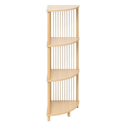 Ξύλινη Γωνιακή Ραφιέρα 4 Επιπέδων 34 x 34 x 110 cm 193641 5Five Simply Smart