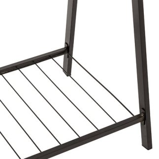 Διπλή Μεταλλική Κρεμάστρα Ρούχων 98 x 43,5 x 145 cm Μαύρο 205530 5Five Simply Smart