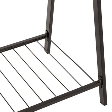 Διπλή Μεταλλική Κρεμάστρα Ρούχων 98 x 43,5 x 145 cm Μαύρο 205530 5Five Simply Smart