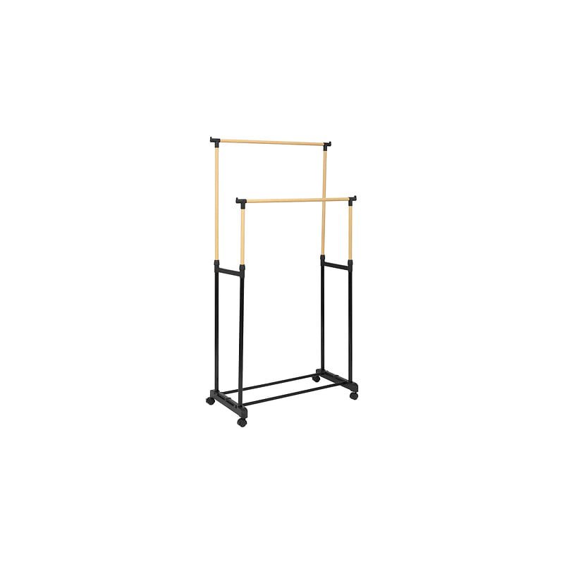 Διπλή Κρεμάστρα Ρούχων 86 x 42 x 165 cm Μαύρο 205558 5Five Simply Smart