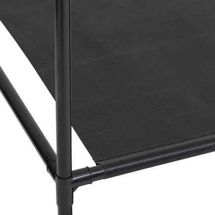 Κρεμάστρα Ρούχων με Ράφια 86 x 44 x 160 cm Μαύρο 205587 5Five Simply Smart