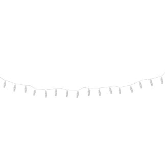 Φωτιζόμενη Γιρλάντα LED με 12 Clips 195 cm LA9903 Home Deco Factory