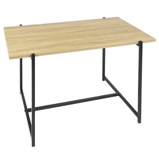 Τραπεζάκι Σαλονιού από Ξύλο & Μέταλλο 80 x 45 x 50 cm HD0182 Home Deco Factory