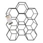 Μεταλλική Κάβα Κρασιών 9 θέσεων 29,5 x 35,8 x 20 cm KA3041 Home Deco Factory