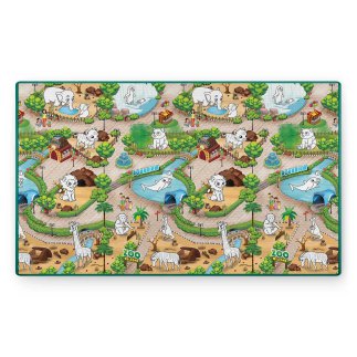Χαλάκι Δραστηριοτήτων 200 x 120 x 0,3-0,5 cm με Μαρκαδόρους Ζωολογικός Κήπος 734300 Ricokids