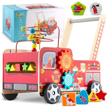 Ξύλινο Περπατούρα Πυροσβεστικό Όχημα RK-873 Ricokids