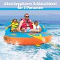 Costway Φουσκωτό Τρίκλινο για Σκάφος Formula Tube για Καθιστή και Γονατιστή Χρήση 240 x 200 x 70 εκ. NP11600
