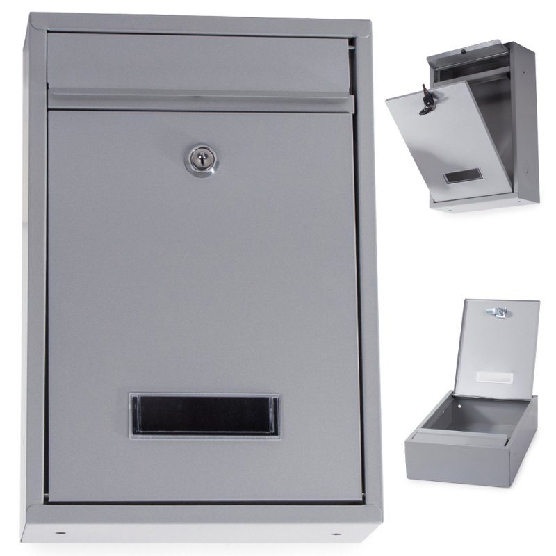 Ανοξείδωτο Γραμματοκιβώτιο 21.5 x 32 x 8.5 cm Γκρι 5907451321607 Verk Group