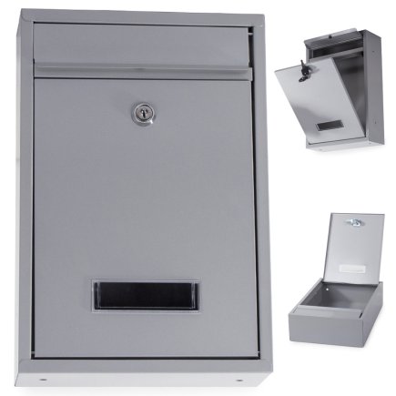 Ανοξείδωτο Γραμματοκιβώτιο 21.5 x 32 x 8.5 cm Γκρι 5907451321607 Verk Group