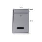 Ανοξείδωτο Γραμματοκιβώτιο 21.5 x 32 x 8.5 cm Γκρι 5907451321607 Verk Group