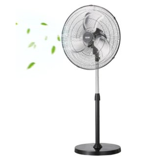 VEVOR 20" Βιομηχανικός Ανεμιστήρας Ορθοστάτης 3 Ταχυτήτων με Ρυθμιζόμενο Ύψος GYLSFS20INCHL62V4V2