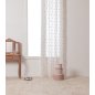Διάφανη Κουρτίνα με Πομ Πομ 140 x 240 cm Ροζ 158738A Atmosphera