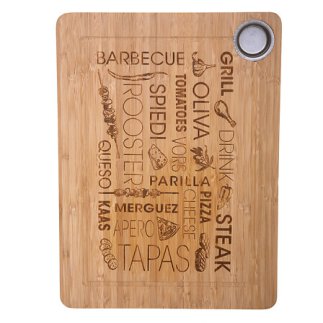Ξύλινη Επιφάνεια Κοπής από Μπαμπού 38 x 28 cm 125130A 5Five Simply Smart