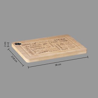 Ξύλινη Επιφάνεια Κοπής από Μπαμπού 38 x 28 cm 125130A 5Five Simply Smart