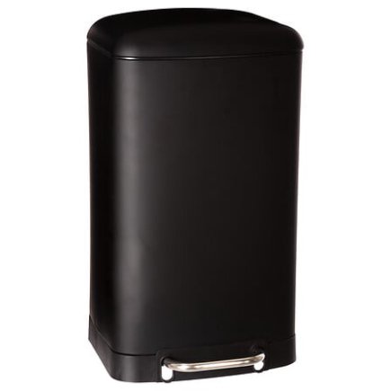 Κάδος Απορριμμάτων με Πεντάλ 30L  34 x 30,5 x 61 cm Μαύρο 133684 5Five Simply Smart