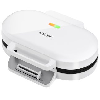 Monzana Βαφλιέρα Λευκή Διπλή Waffle Iron 1200W 107273