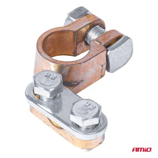 AMiO Τερματικά μπαταρίας από ορείχαλκο 600AMP, 2 τεμ. ,01161